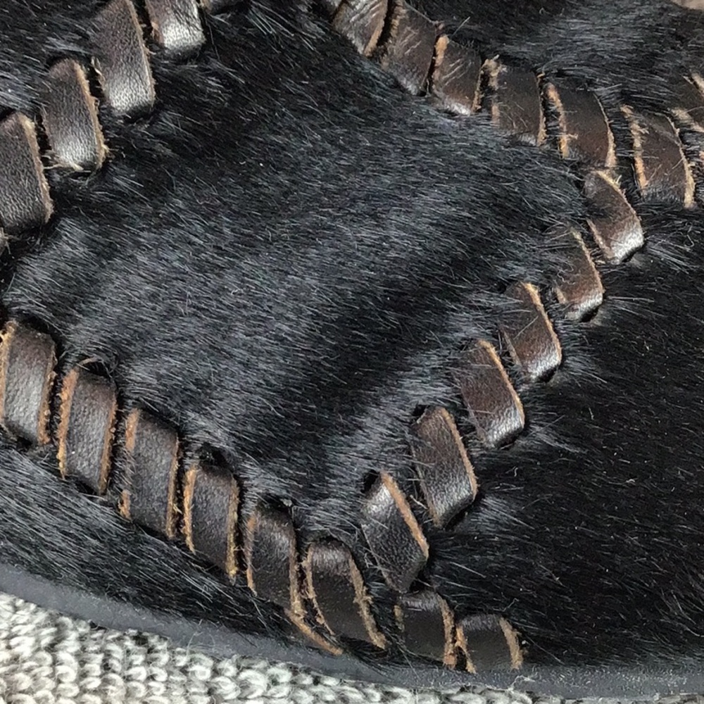 Salvatore Ferragamo Sport Black Calfskin Mules with Quilted Design Sz 6.5 B EUC - Picture 3 of 9
